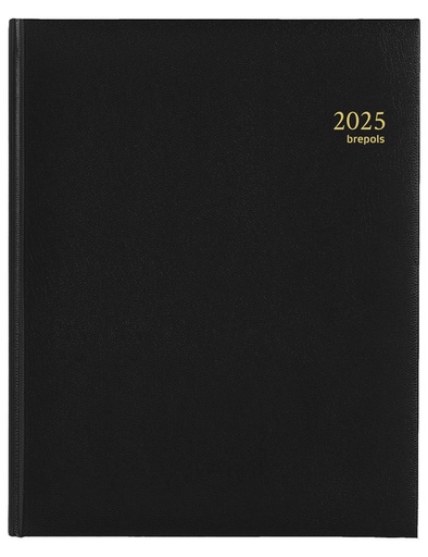 [900011] Agenda 2026 Brepols Concorde Lima 7dagen/2pagina's zwart