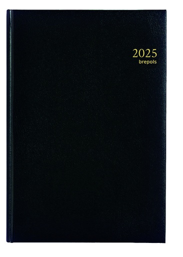 [900040] Agenda 2026 Brepols Omega Lima 7dagen/2pagina's zwart