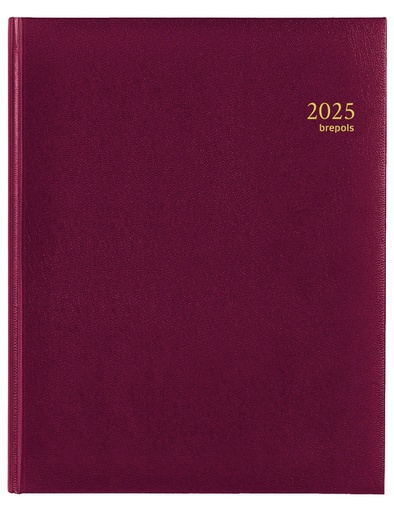 [900138] Agenda 2026 Brepols Concorde Lima 7dagen/2pagina's bordeaux
