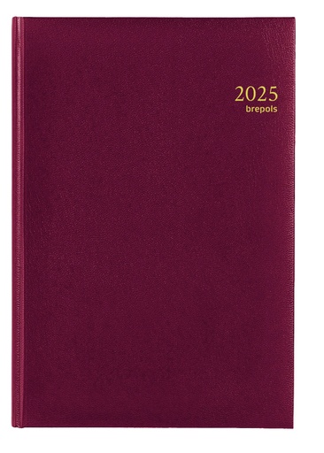 [900149] Agenda 2026 Brepols Omega Lima 7dagen/2pagina's bordeaux
