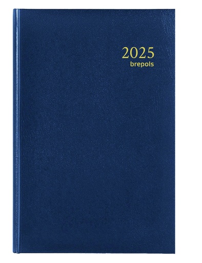 [900159] Agenda 2026 Brepols Saturnus Luxe 1dag/1pagina blauw