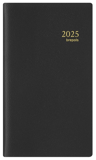 [900045] Agenda 2026 Brepols Interplan Genova 7dagen/2pagina's spiraal zwart