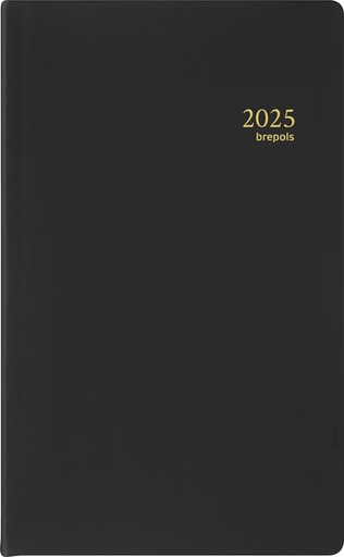 [900019] Agenda 2027 Brepols Breform Seta 1dag/1pagina zwart