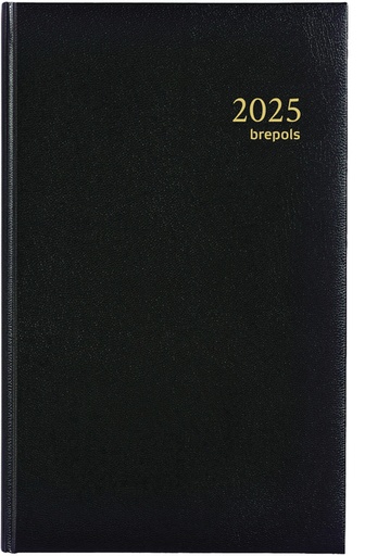 [900020] Agenda 2026 Brepols Brefix Lima 1dag/1pagina zwart