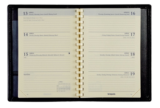 [900165] Agendavulling 2026 Brepols Delta 7dagen/2pagina's