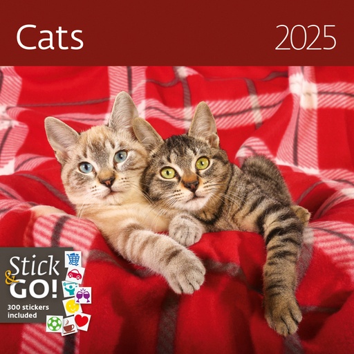 [1406187] Kalender 2026 Helma 365 30x30cm katten