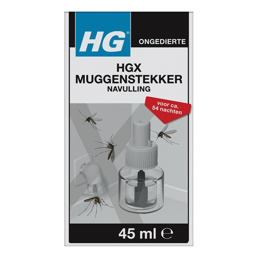 [1434306] Muggenstekker HG HGX navulling 45ml