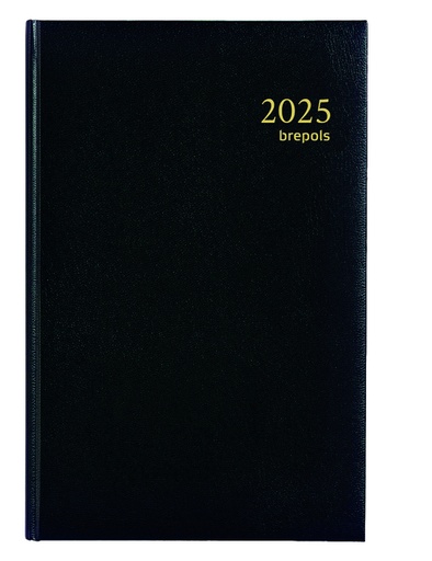 [900006] Agenda 2026 Brepols Saturnus Lima 2dagen/1pagina zwart