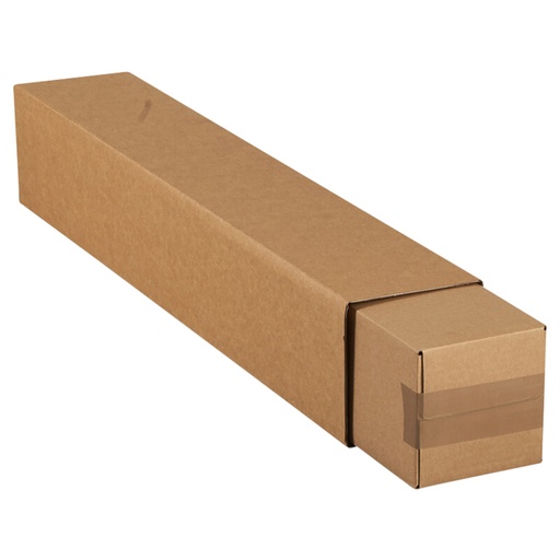 [1433749] Vierkante koker IEZZY 750x126x126mm bruin deksel
