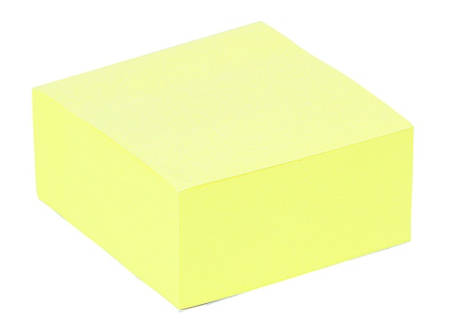 [392385] Memoblok Quantore 76x76mm 400 geel 400 vel