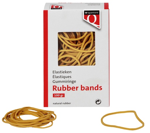 [800458] Elastiek Quantore 22 100x1,5x1mm 100gram