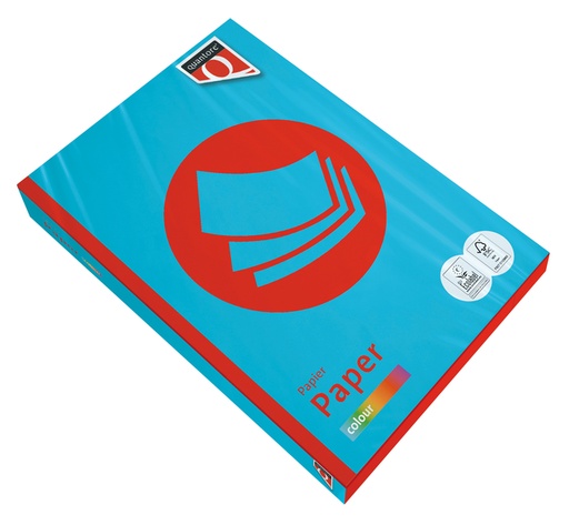 [129463] Kopieerpapier Quantore Colour A3 80gr azuurblauw 500 vel