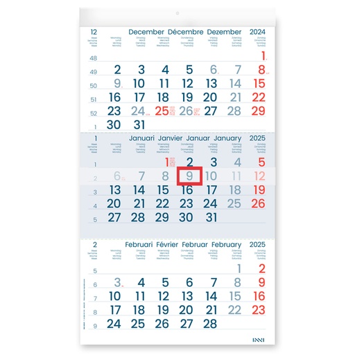 [336070] 3-Maandskalender 2027 INNI Manager