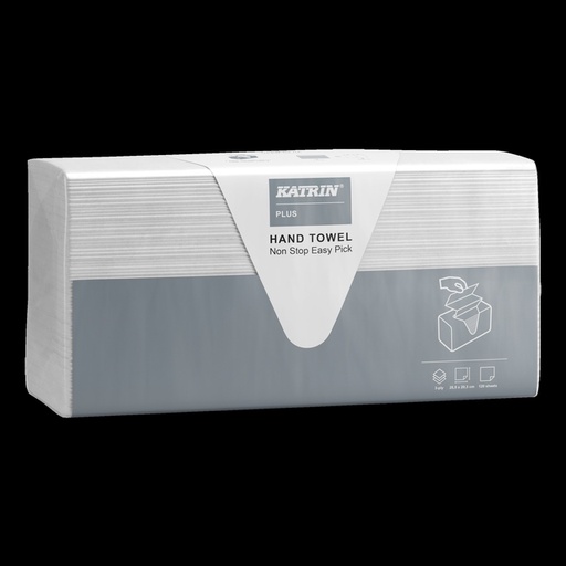 [1434507] Handdoek Katrin Plus easy pick z-vouw 3-laags 203x255mm 21x120vel wit 87211