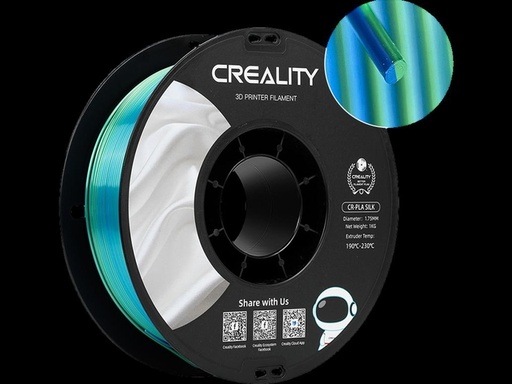 [1433125] 3D Filament Creality PLA 1.75mm blauw groen 1kg