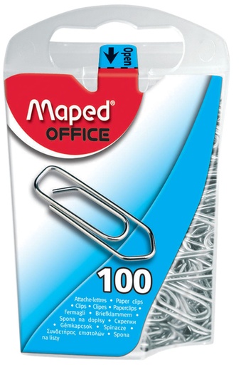 [1398863] Paperclip Maped Office 25mm 100 stuks zilver