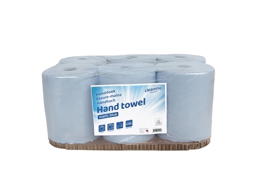 [1434257] Handdoekrol Cleaninq H1 Matic 2-laags 6x150m blauw