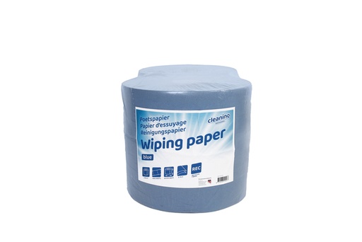 [1434259] Poetspapier Cleaninq extra groot 2-laags 1000 vel blauw