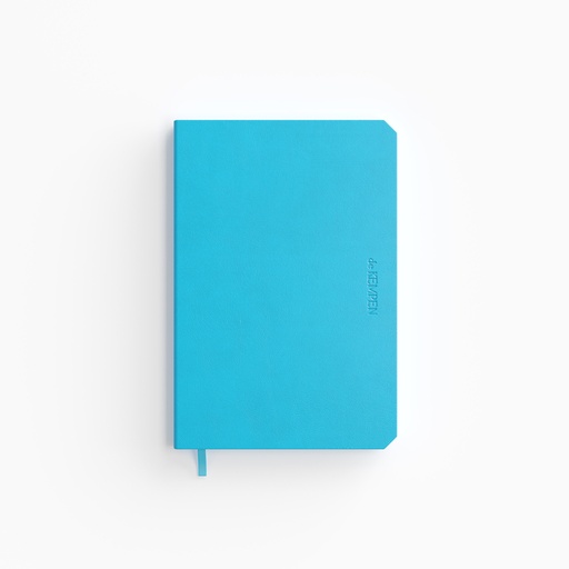 [1434982] Notitieboek de KEMPEN Limitless 110x160mm blanco 160 pag 90gr felblauw