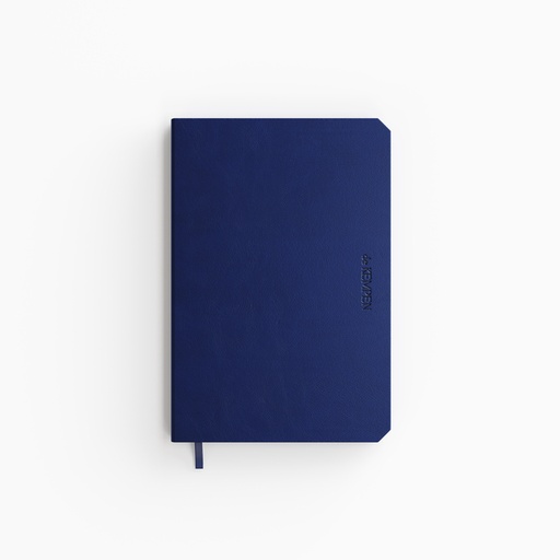 [1435004] Notitieboek de KEMPEN Silence 110x160mm blanco 160 pagina's 90gr donkerblauw