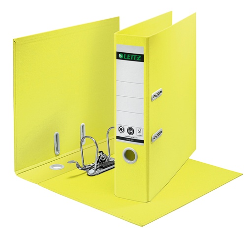 [1430966] Ordner Leitz Recycle 180° 80mm karton A4 geel