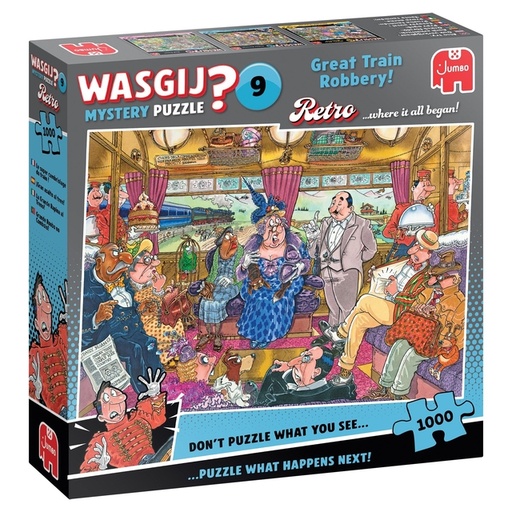 [1432960] Wasgij Mystery 9 - The Great Train Robbery 1000 st