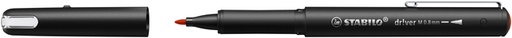 [1434575] Fineliner STABILO dr!ver medium rood