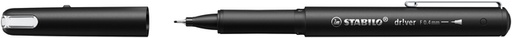 [1434581] Fineliner STABILO dr!ver fijn zwart