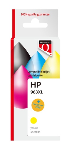 [1434824] Inktcartridge Quantore alternatief tbv Hp 963XL 3JA29AE hc geel