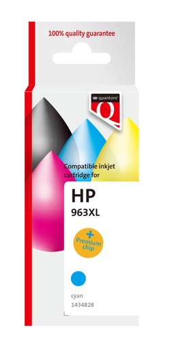 [1434828] Inktcartridge Quantore alternatief tbv Hp 963XL 3JA27AE hc blauw