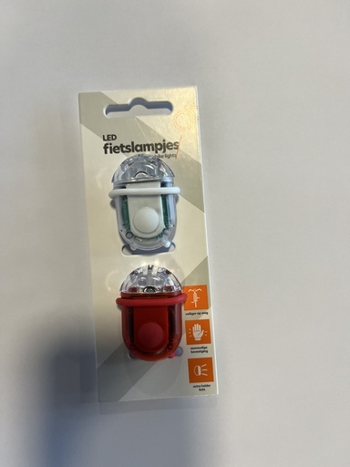 [1433386] Fietslampje voor en achter