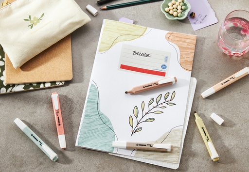[1435366] Markeerstift STABILO Swing cool nature colors warmgrijs