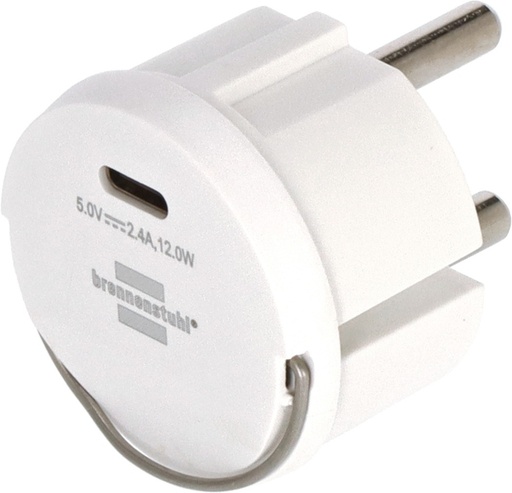 [1435352] Stopcontactadapter Brennenstuhl USB C 2.4A wit