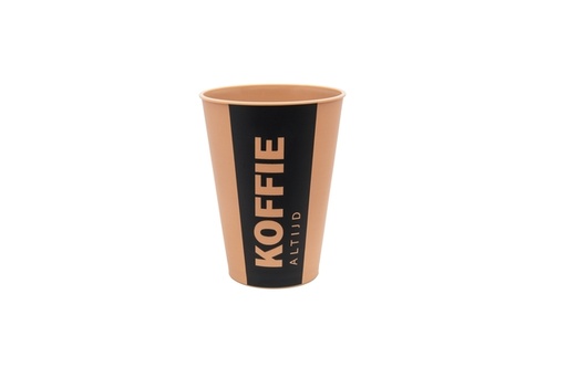 [1423273] Beker IEZZY 180ml herbruikbaar Altijd Koffie 20 stuks bruin