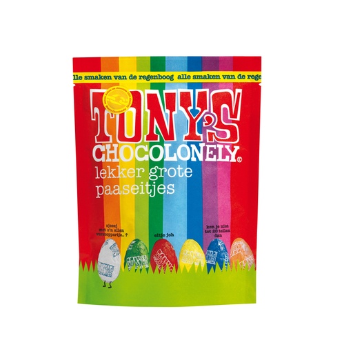 [1396682] Chocolade Tony's paaseitjes pouch zak 230 gram