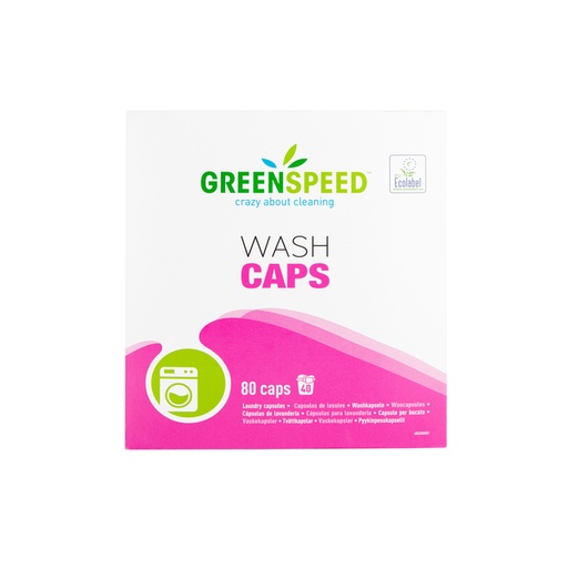 [1436166] Wasmiddel Greenspeed Wash Caps universeel 80 stuks