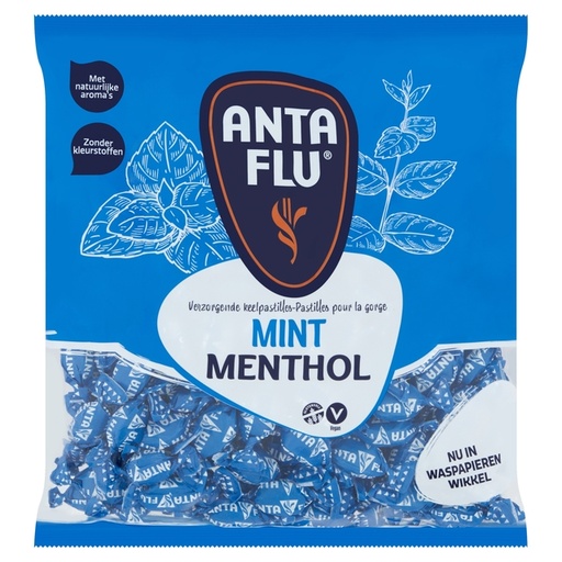 [1436153] Keelpastilles Anta Flu mint zak 1 kilogram