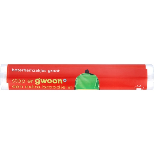 [1436142] Boterhamzak G'woon 80 stuks