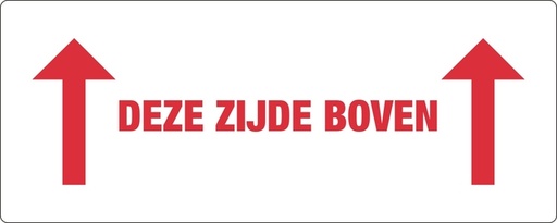 [1436117] Waarschuwingsetiket IEZZY deze zijde boven 150mmx60mm 500 stuks