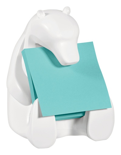 [392740] Memoblokdispenser Post-it Z-Notes Beer wit incl 76x76mm notes