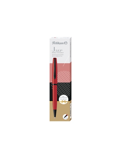 [1436413] Balpen Pelikan Jazz Noble Elegance K36 medium red