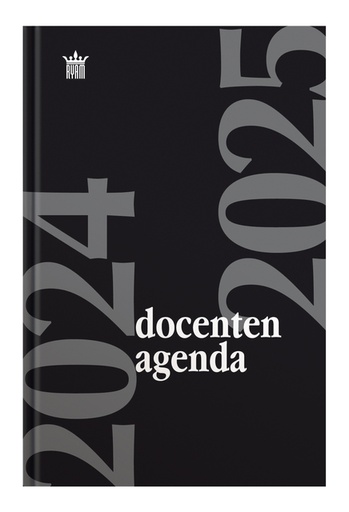 [900215] Schoolagenda 2025-2026 Ryam docenten 7dagen/2pagina's zwart