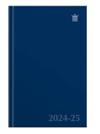 [900221] Schoolagenda 2025-2026 Ryam Studie Uni 7dagen/2pagina's donkerblauw