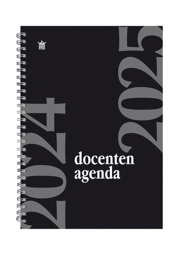 [900256] Schoolagenda 2025-2026 Ryam docenten 7dagen/2pagina's spiraal zwart