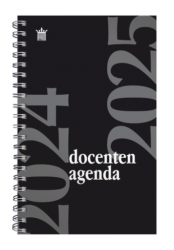 [1398126] Schoolagenda 2025-2026 Ryam docenten 7dagen/2pagina's spiraal zwart