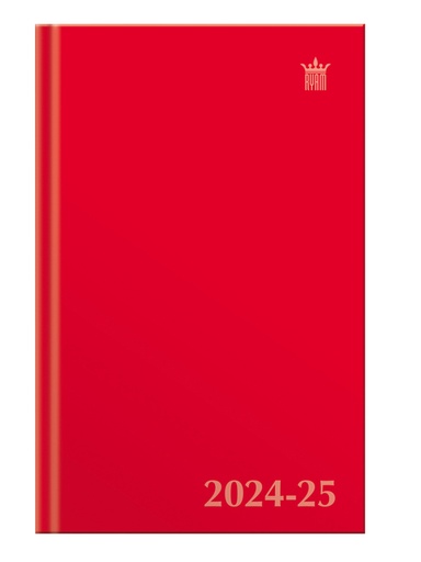 [1398127] Schoolagenda 2025-2026 Ryam Studie Uni 7dagen/2pagina's rood