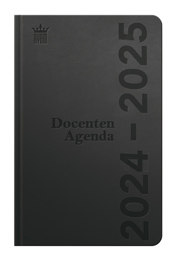 [1398745] Schoolagenda 2025-2026 Ryam docent DeLuxe 7dagen/2pagina's zwart