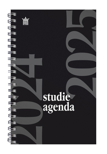 [1419447] Schoolagenda 2025-2026 Ryam Studie 7dagen/2pagina's spiraal zwart