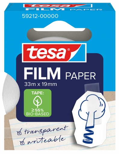 [1436609] Plakband tesafilm papier 19mmx33m