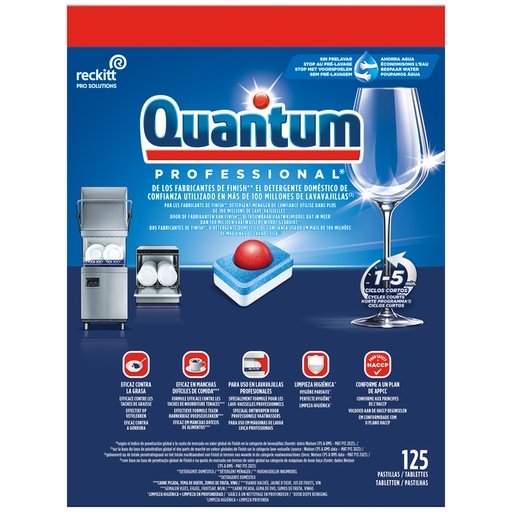 [1435737] Vaatwastabletten Quantum Pro All-in-one 125 stuks